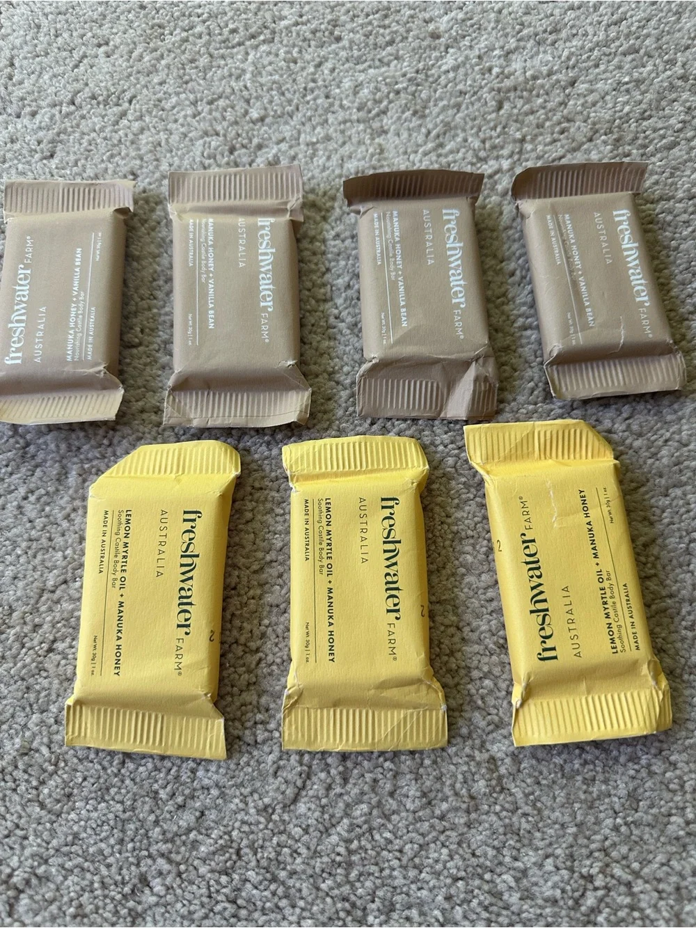 Freshwater Farm Australia Soap Bars - 7 Pack